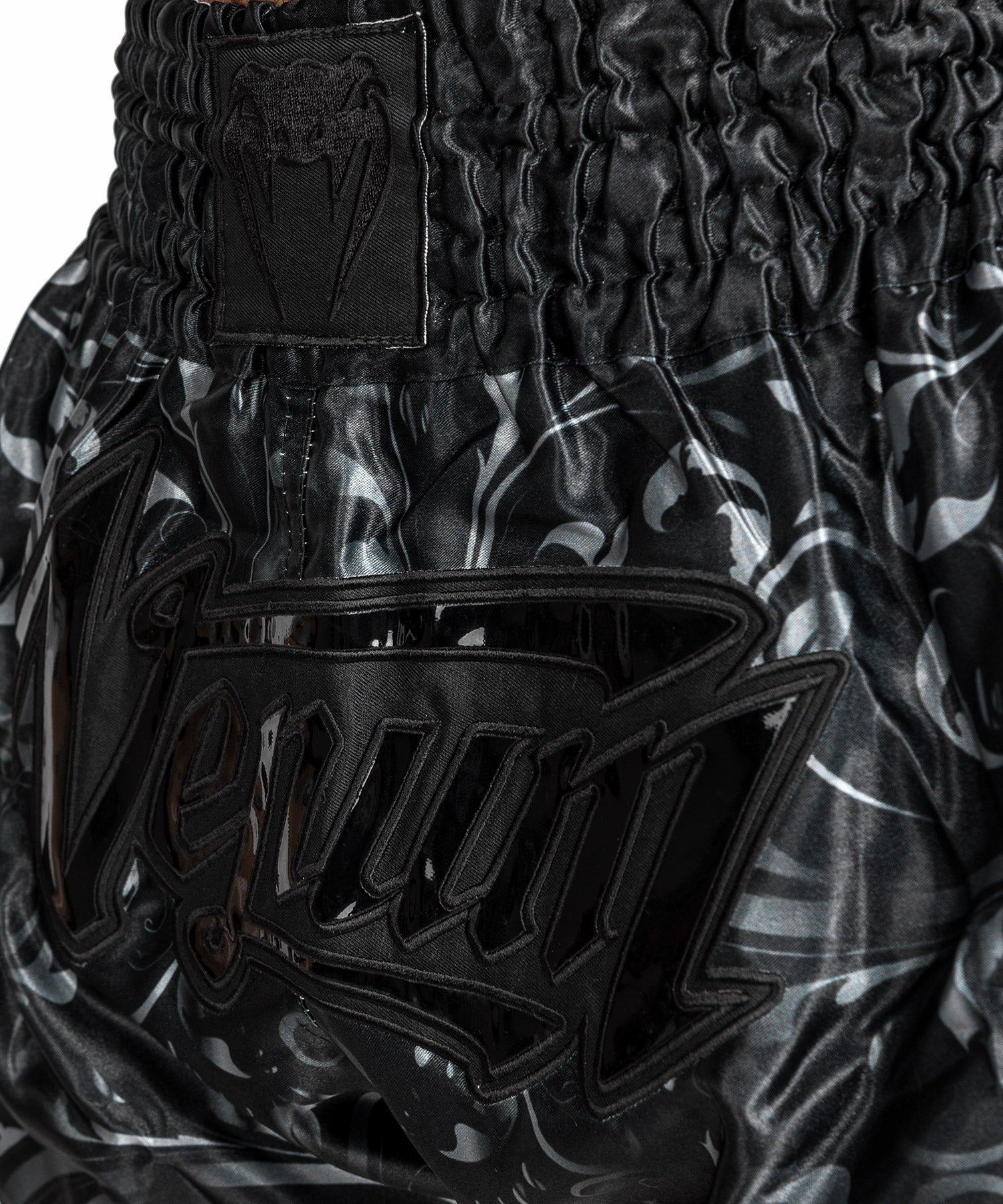 Venum Absolute 2.0 Muay Thai Shorts - Black/Black | MMA Training & Muay Thai Fighting Gear for Men