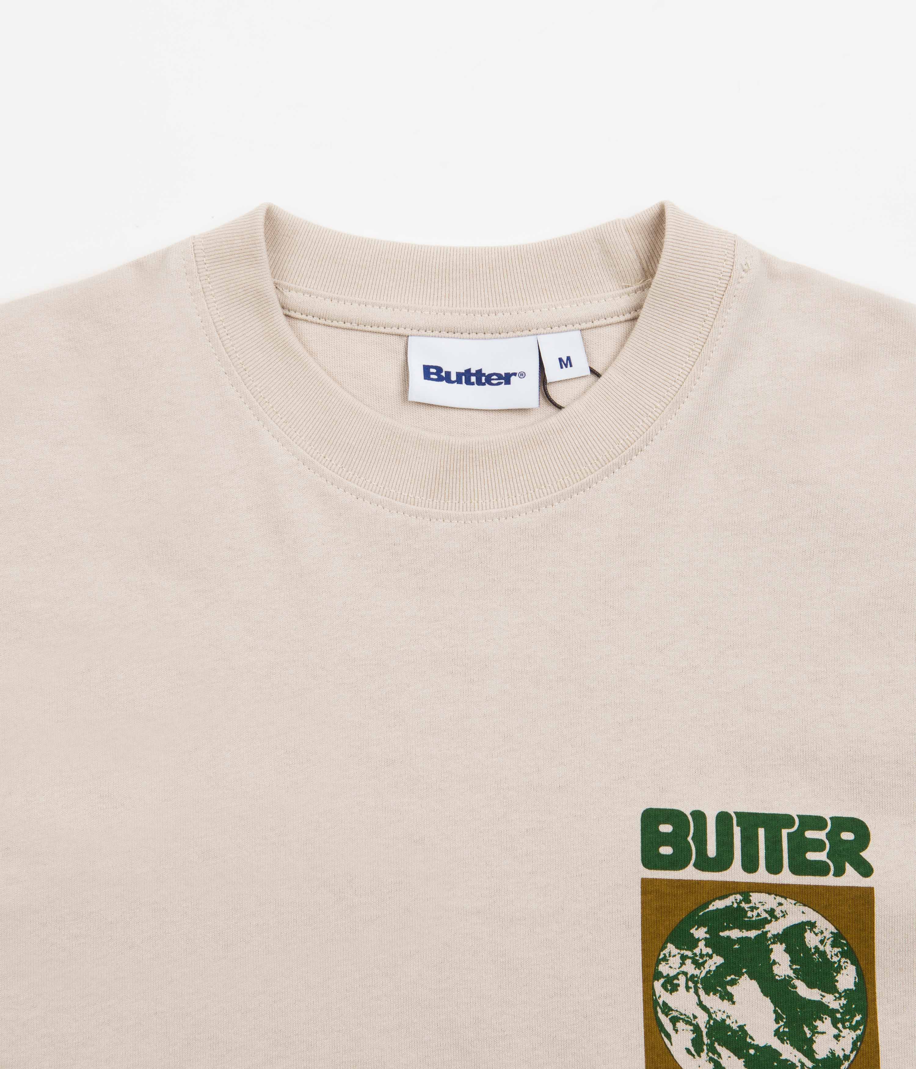 Butter Goods Peace On Earth Graphic T-Shirt - Soft Cotton Tee for Men & Women - Casual Streetwear Style - Perfect for Everyday Wear, Music Festivals & Peace Activism