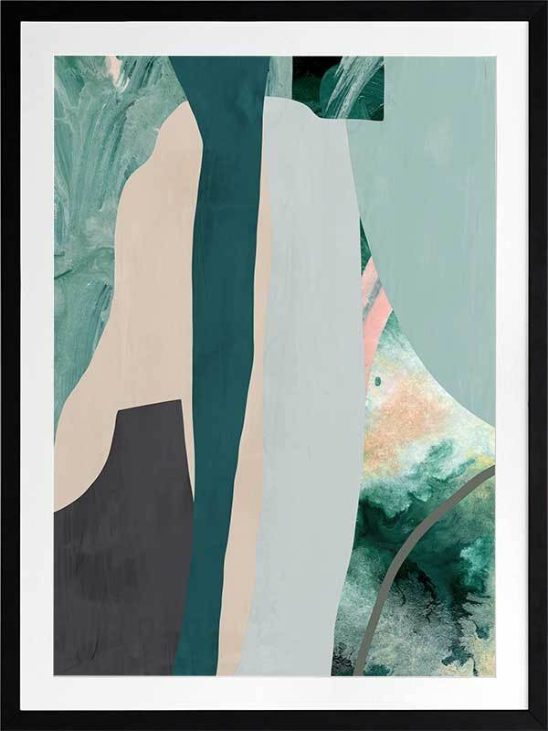 Deep Dive Framed Art Print - Ocean Themed Wall Decor for Living Room, Bedroom & Office - Perfect for Home & Office Decor