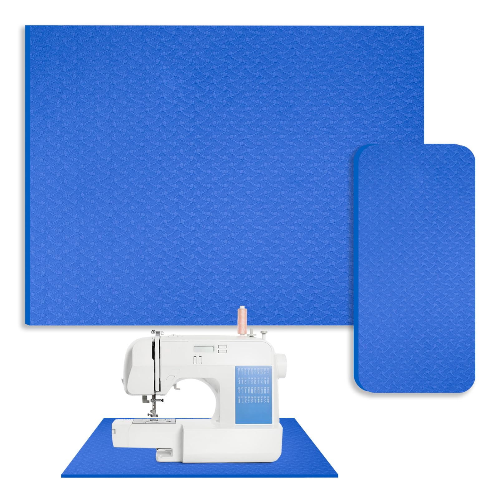 2 Pcs Anti-Slip Sewing Machine Muffling Mat & Pedal Mat - Reduces Vibrations & Noise for Smooth Quilting - Perfect for Home Sewing, Crafting & DIY Projects (Quilting Supplies & Accessories)