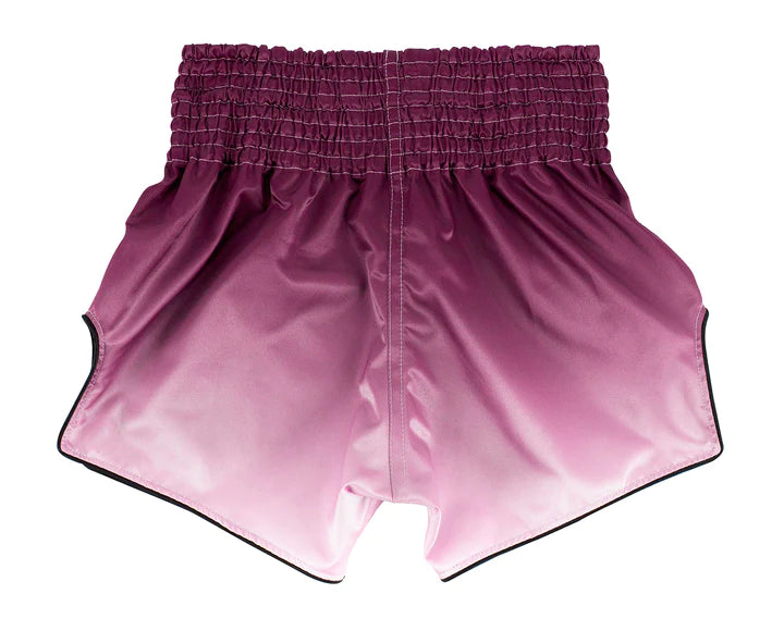 Fairtex Maroon Fade Muay Thai Shorts - Premium Boxing Shorts for Men & Women - Comfortable Training & Competition Gear for MMA, Kickboxing & Martial Arts