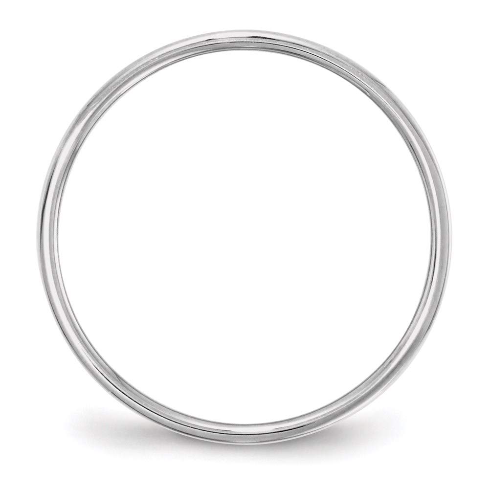 10K White Gold 5mm Lightweight Flat Bridal Engagement Wedding Band Ring - Dainty & Elegant Fine Jewelry for Women - Perfect Anniversary Gift for Her - Ideal for Proposals, Weddings & Special Occasions