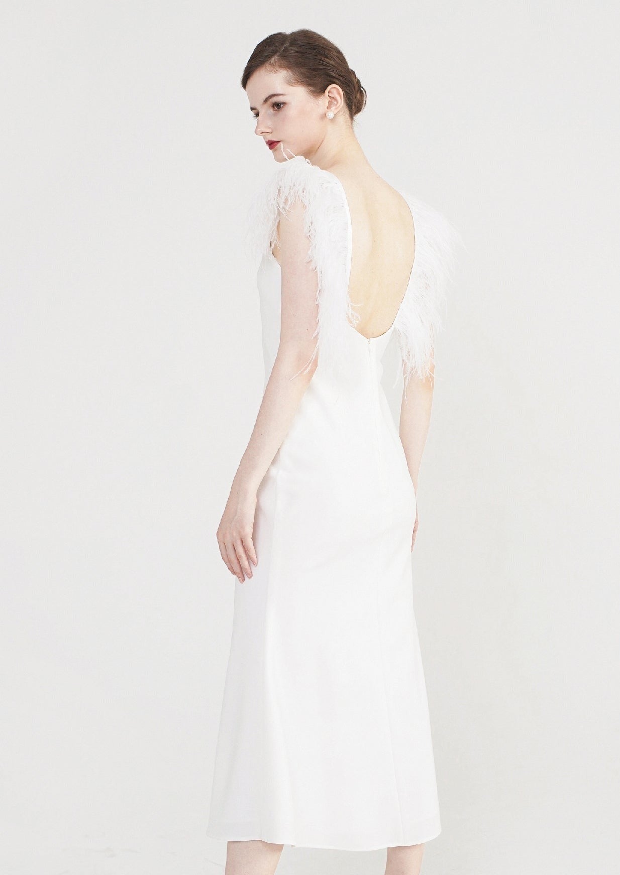 Phoebe | Custom Handmade Wedding Gown - Elegant Bridal Dress for Church Ceremony & Beach Weddings