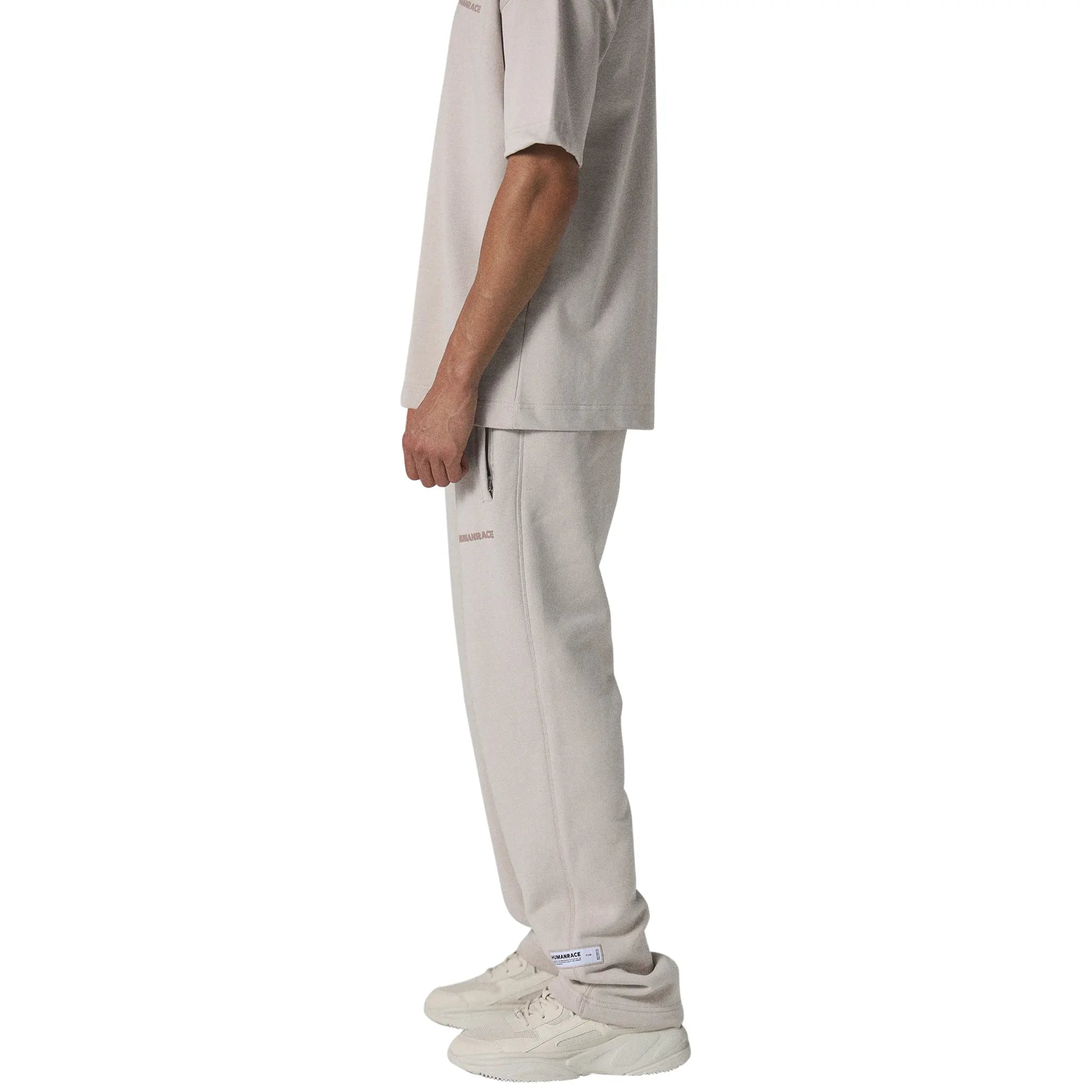 Human Race Mars Straight Leg Deep Taupe Sweatpants for Men - Comfortable Joggers with Elastic Waistband | Perfect for Gym, Lounge & Casual Wear