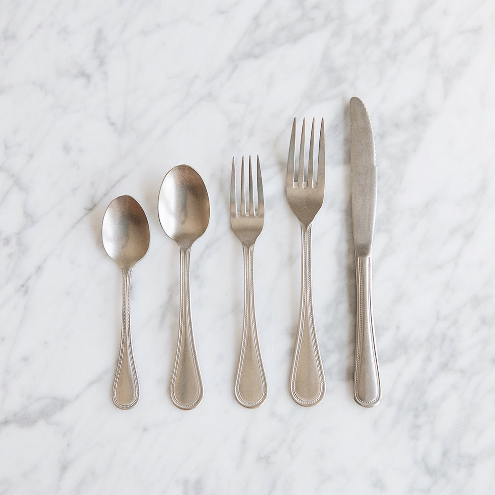 Premium 18/10 Stainless Steel Flatware Set - 20-Piece Silverware Set for 4, Dishwasher Safe - Elegant Cutlery Set for Dining, Wedding, and Everyday Use