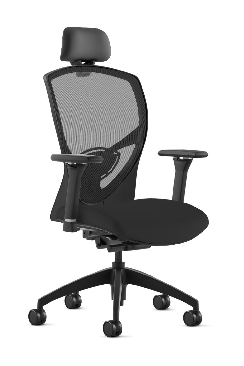 9 to 5 Theory 2180 High Back Ergonomic Office Chair with Adjustable Headrest & Seat Slider - Comfortable Task Chair for Long Hours Computer Work, Home Office & Gaming Setup