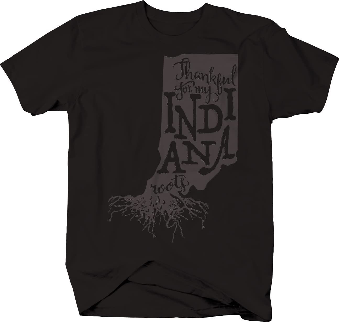 Indiana Home Roots Men's T-Shirts - Comfortable Cotton Tees for Casual Wear & Everyday Outfits