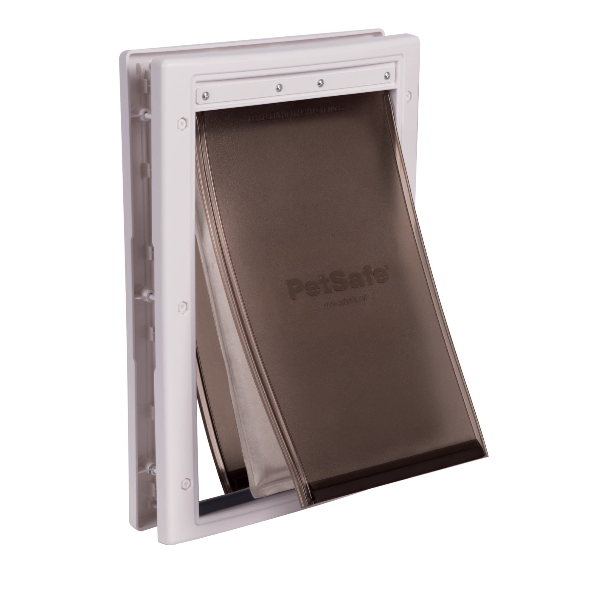 PetSafe Extreme Weather Never Rust Pet Door - Energy Efficient Cat & Dog Door for Medium Pets - Perfect for Indoor & Outdoor Use in All Seasons