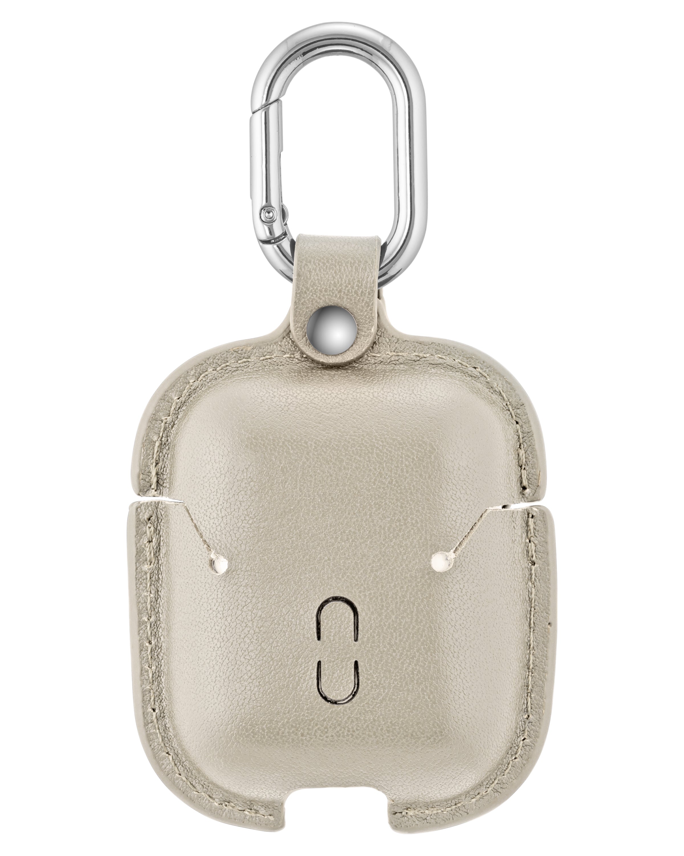 Premium Genuine Leather Case for Apple AirPods Pro/3/2/1 - Shockproof Protective Cover with Keychain - Perfect for Travel, Work & Gym Use
