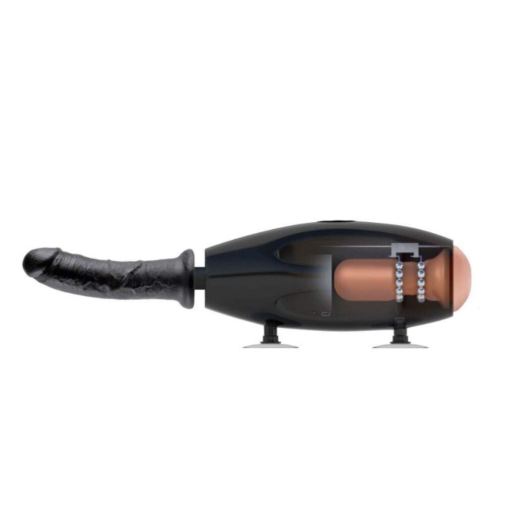 Pipedream Fetish Fantasy Extreme International Sex Machine - Powerful Adult Toy for Men & Women (Black/Light, One Size) - Perfect for Solo Play & Couples' Intimate Moments