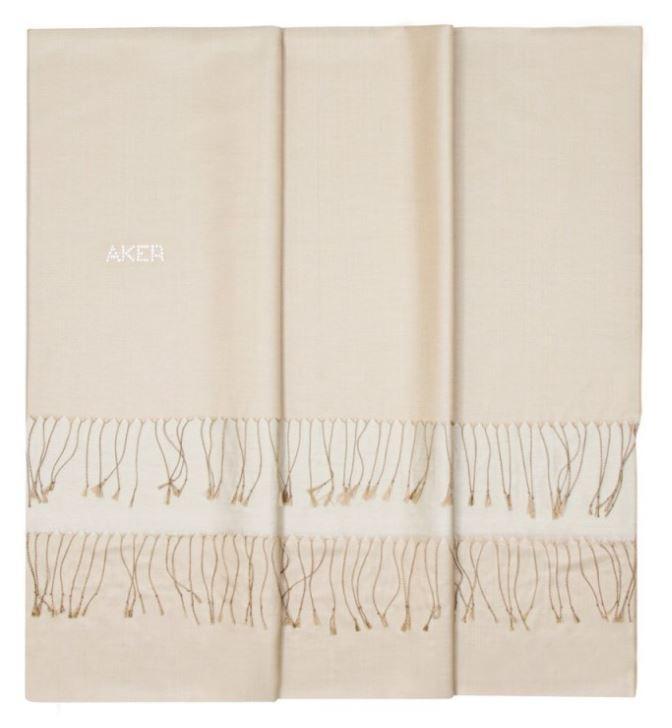 Luxury Swarovski Crystal Champagne Silk Shawl for Women - Elegant Evening Wrap for Weddings, Parties & Special Occasions