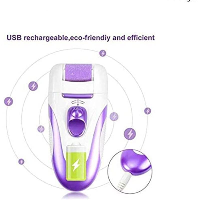 Best Women's Electric Razor - Rechargeable Wet & Dry Bikini Trimmer for Legs, Underarms & Body Hair Removal | Cordless, Painless Shaver (Purple) | Perfect for Travel, Gym & Quick Touch-Ups