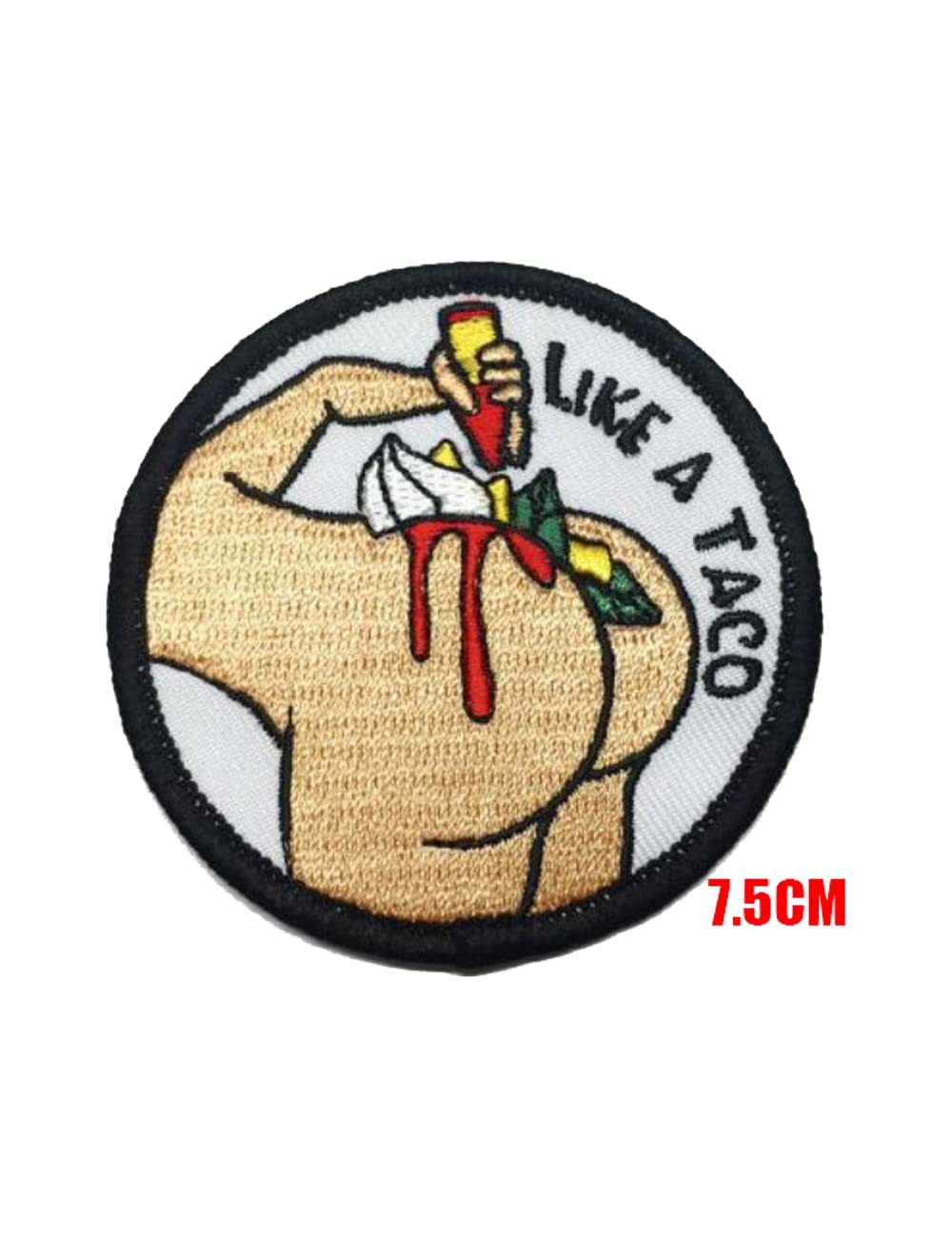 8PCS AliPlus Funny Embroidered Tactical Morale Patches - A-Style Sex Instructor Design Hook and Loop for Military Uniforms, Backpacks, Cosplay & DIY Crafts