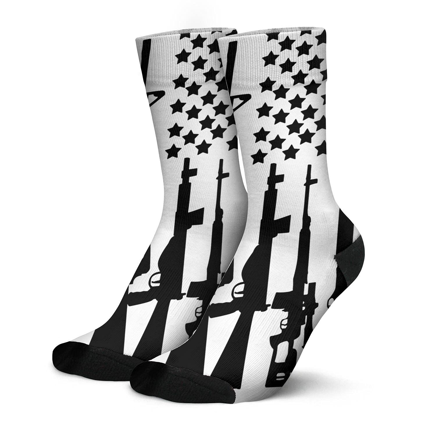Comfortable High Ankle Crew Socks for Men & Women - Breathable Sports Socks with Cute & Funny Designs - Perfect Gift for Athletes, Gym Enthusiasts & Casual Wear