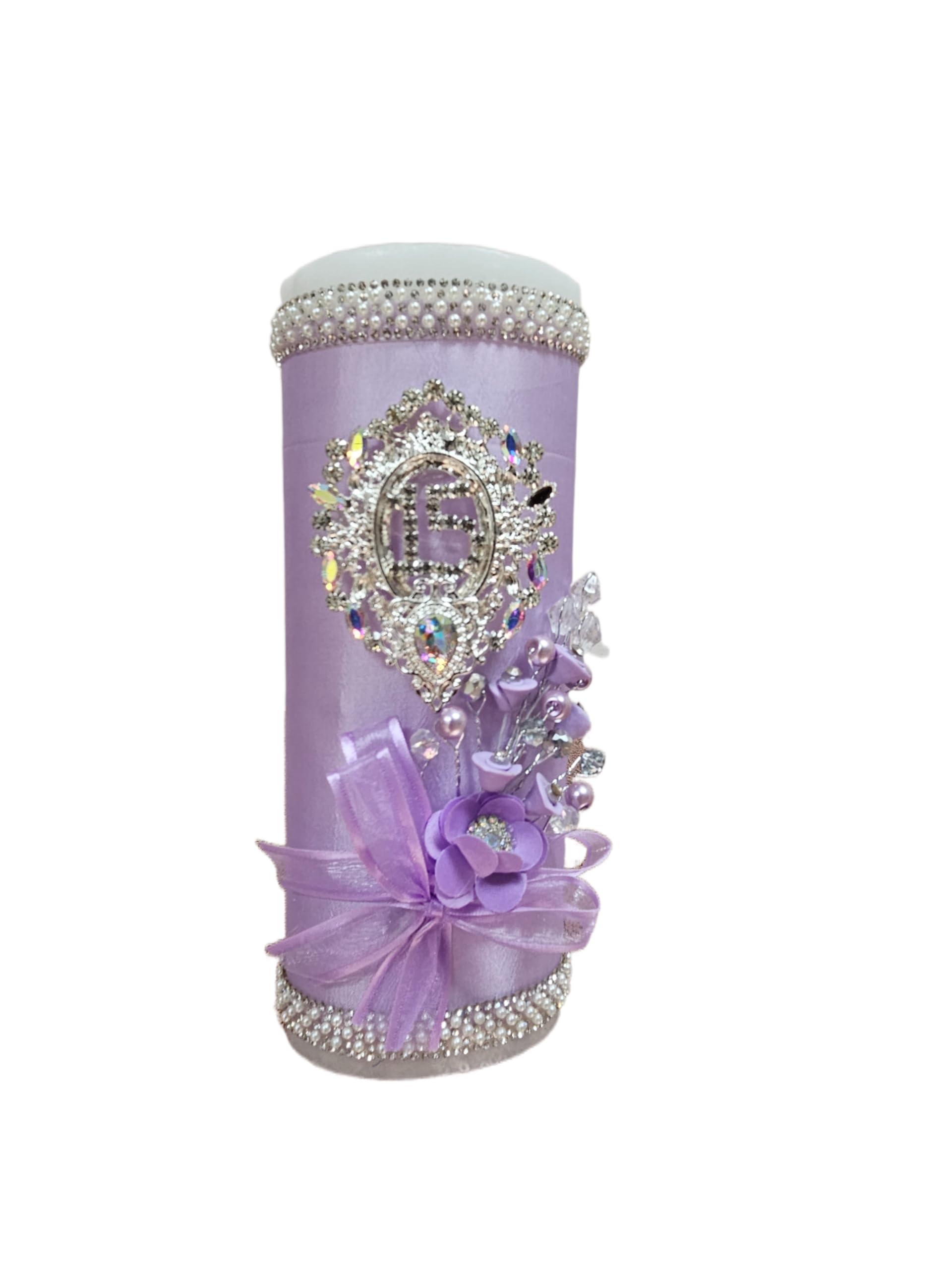 Quinceanera Candle - Single 15th Birthday Candle for Quinceañeras, Gold & Red Decorative Ceremonial Candle - Perfect for Quinceañera Celebrations, Sweet 16 Parties & Special Milestone Events