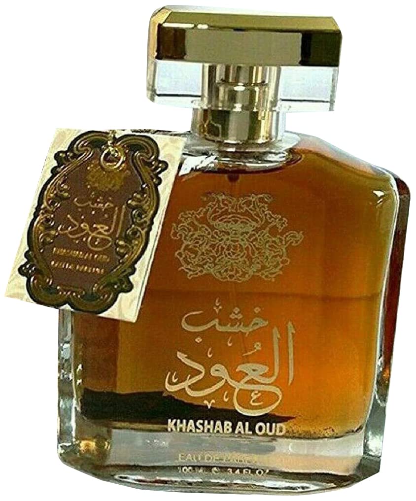 Premium Khashab Al-Oud Perfume by ARD AL ZAAFARAN - 100ml Eau de Parfum for Men & Women | Luxury Arabian Scent for Special Occasions, Date Nights & Gifting