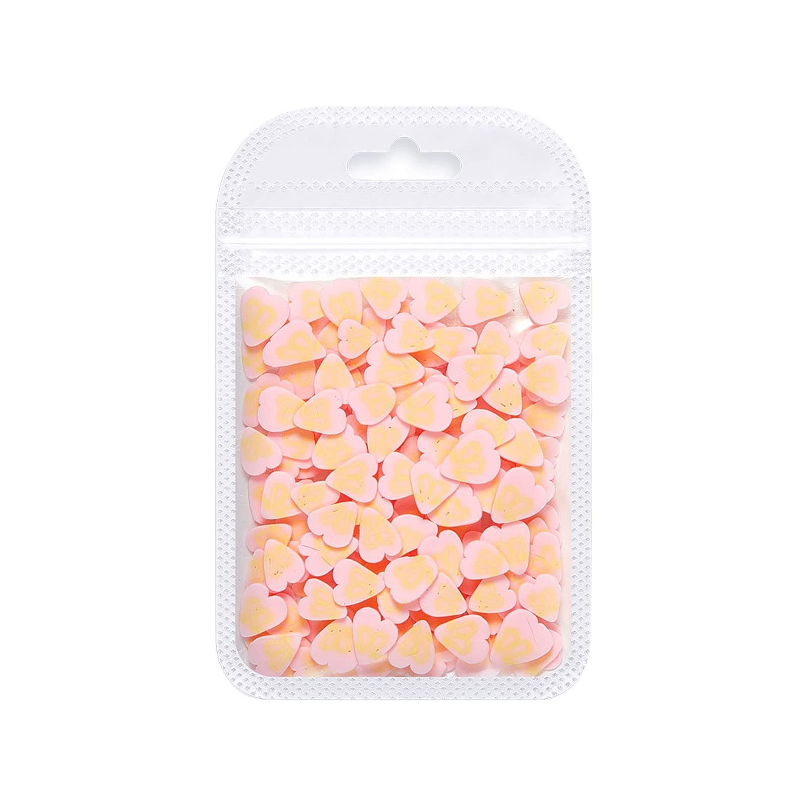 Valentine's Day Heart Shaped Nail Sequins - Soft Ceramic Nail Glitter Bulk for Nail Art, DIY Jewelry Making | Perfect for Valentine's Nail Designs, Bridal Manicures & Party Nail Decorations