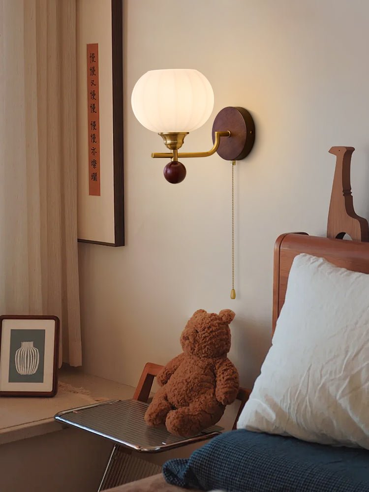 Lumea Crest Wall Lamp - Modern LED Sconce Light for Bedroom, Living Room, Hallway - Energy Efficient Indoor Lighting Fixture