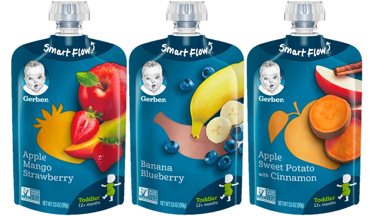 Organic Gerber Baby Food Pouches & Snacks for Toddlers 12+ Months - Value Pack with Lil Crunchies (8th Generation) | Healthy On-the-Go Snacks for Daycare, Travel & Outdoor Activities