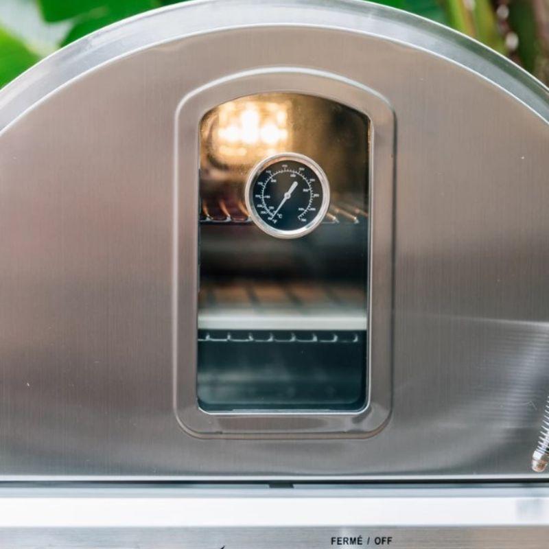 Summerset Outdoor LP/NG Freestanding Pizza Oven - Portable Gas Pizza Maker for Backyard, Patio & Camping - Perfect for Outdoor Cooking & Entertaining