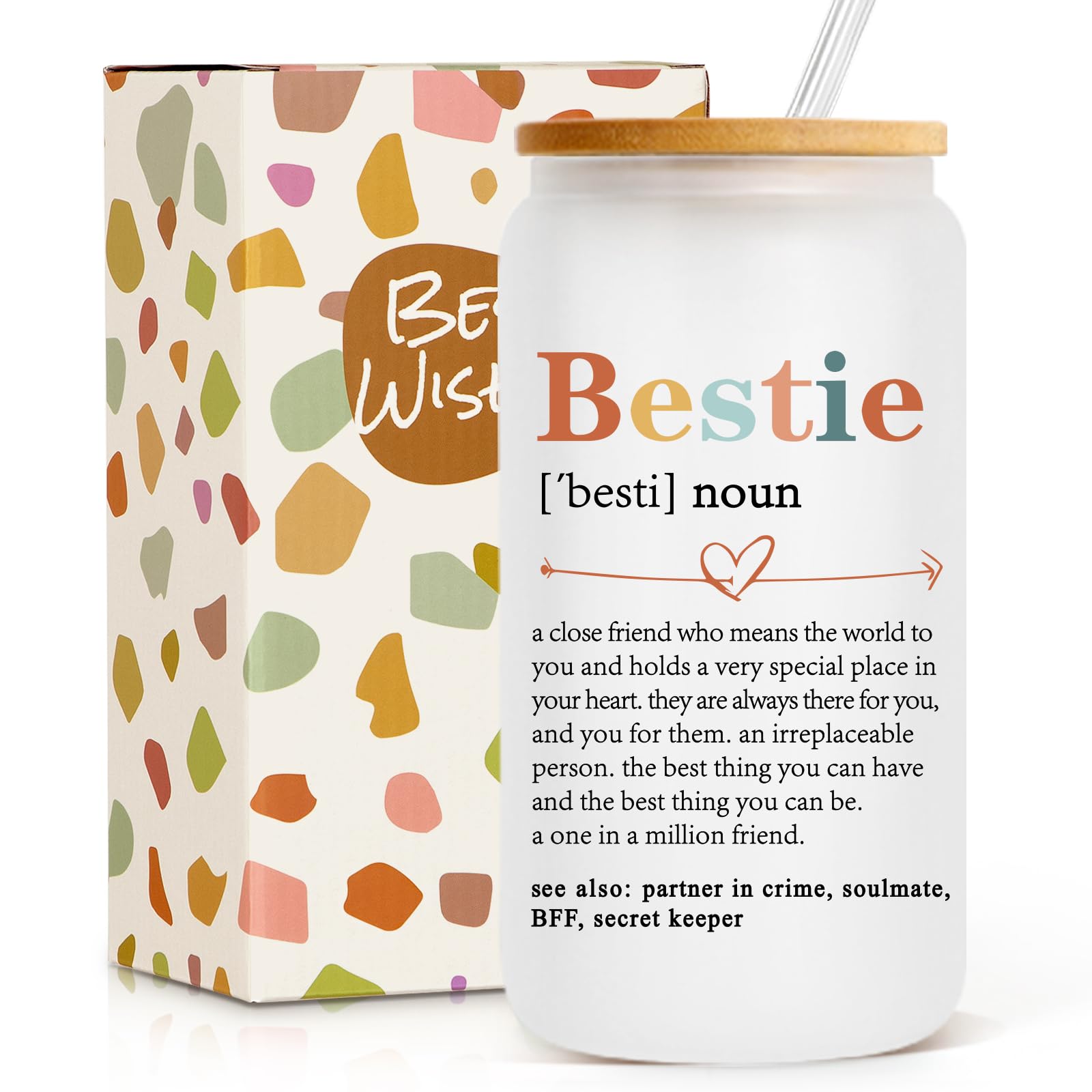 Best Friend Gifts for Women - 16oz Insulated Coffee Mug - Thoughtful Birthday, Friendship & BFF Gifts for Her - Perfect for Coffee Lovers, Office Use & Heartwarming Surprises