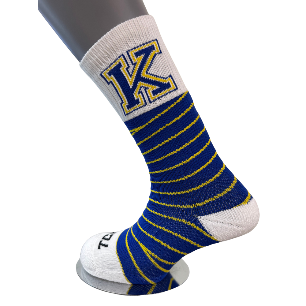 Kearney Bearcats Athletic Tape Socks - Breathable & Non-Slip Sports Socks for Basketball, Running & Workout - Perfect for Athletes & Active Lifestyles