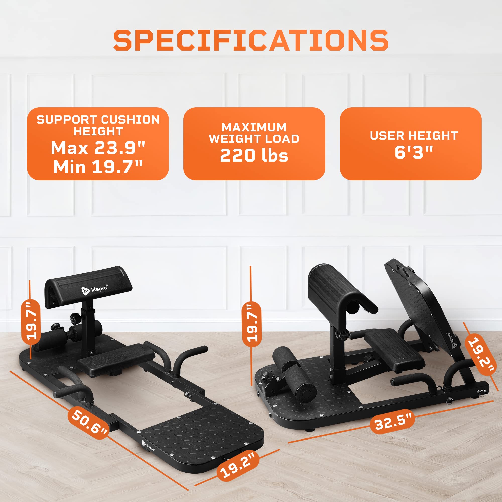 LifePro GluteBlast Hip Thrust Machine - Premium Home Gym Equipment for Glutes, Hips & Thighs with Resistance Bands - Squat & Glute Workout Bench for Strength Training | Perfect for Home Workouts, Booty Building & Leg Day Exercises