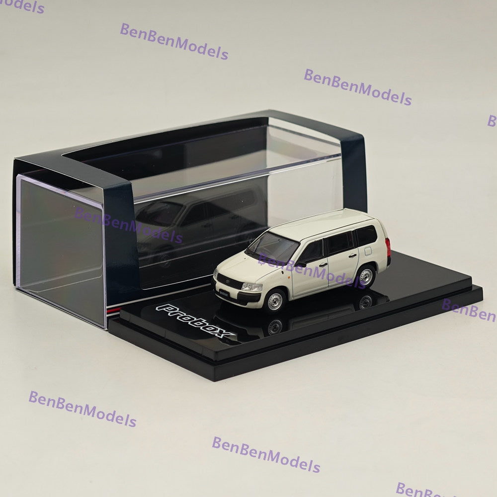 1/64 Scale Hobby Japan Toyota PROBOX GL White Diecast Model Car HJ644062W - Collectible Miniature Vehicle for Display, Gifts, and Toy Car Enthusiasts