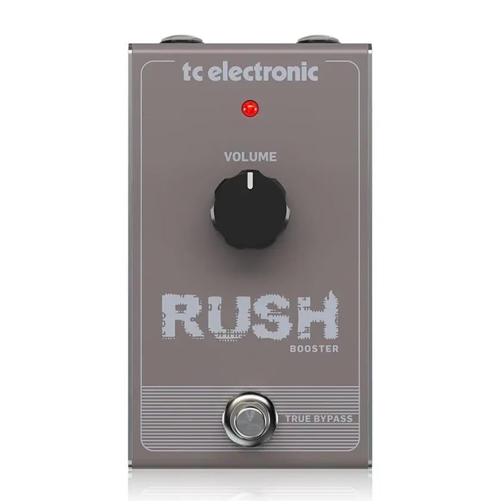 TC Electronic Rush Booster Guitar Effects Pedal - Clean Boost with EQ Control for Enhanced Tone & Sustain | Perfect for Live Performances & Studio Recording