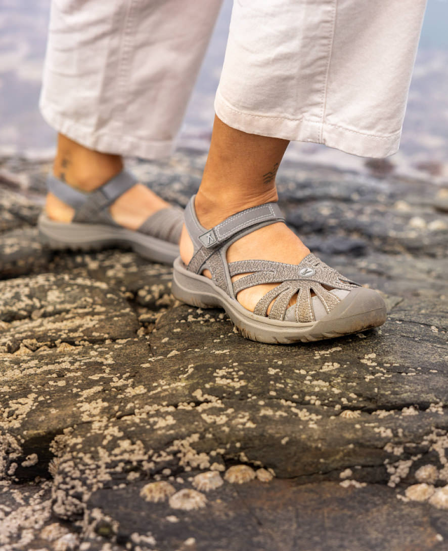 Women's Rose Sandal - Comfortable Summer Casual Shoes for Women | Toadstool | Perfect for Beach, Vacation and Outdoor Activities