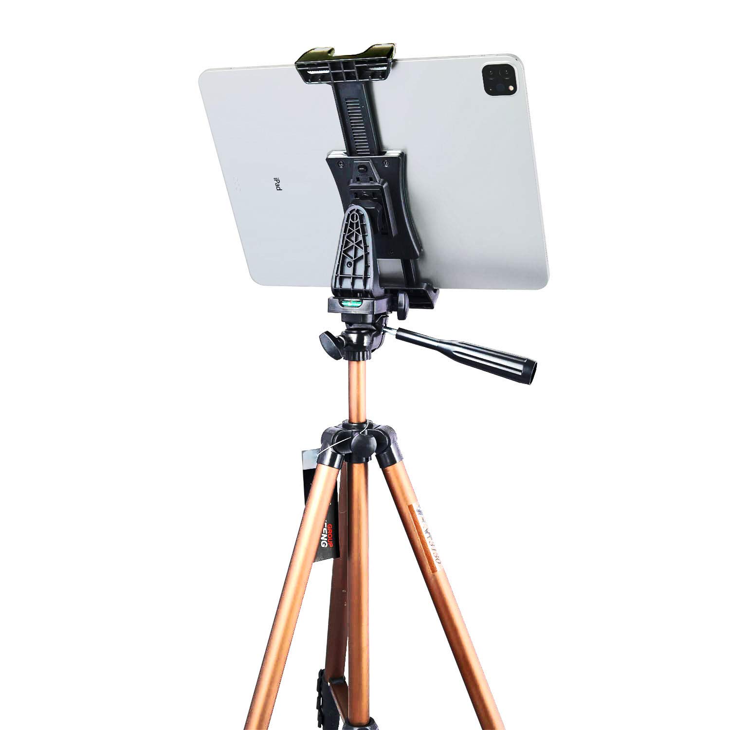 Universal 360° Rotatable Tablet Tripod Mount Adapter - Compatible with iPad Pro 12.9/11/10.5, iPad Air/Mini, Surface Pro, Galaxy Tab & 3.5-13.5
