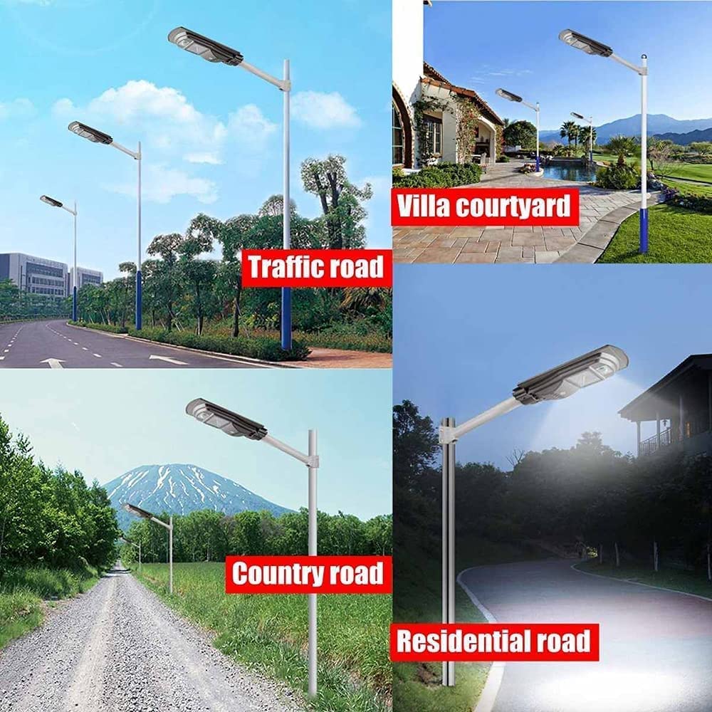 400W Solar Powered LED Outdoor Lights - Waterproof Motion Sensor Solar Wall Lamp for Garden, Yard, Street & Pathway Lighting | Weatherproof Solar Security Light for Home & Commercial Use