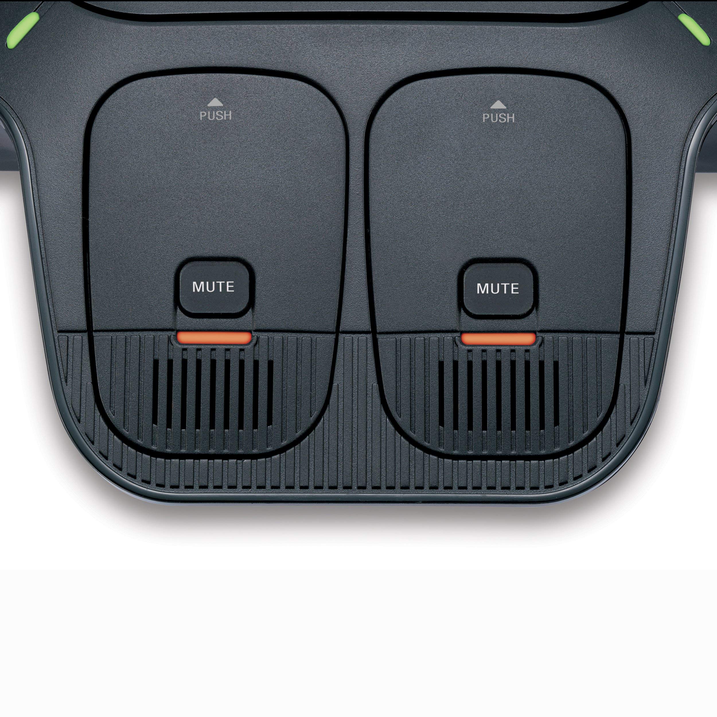 VTech VCS704 ErisStation DECT 6.0 Conference Phone with 4 Wireless Microphones - OrbitLink Wireless Technology (Renewed) - Ideal for Office Meetings, Conference Calls & Business Communications
