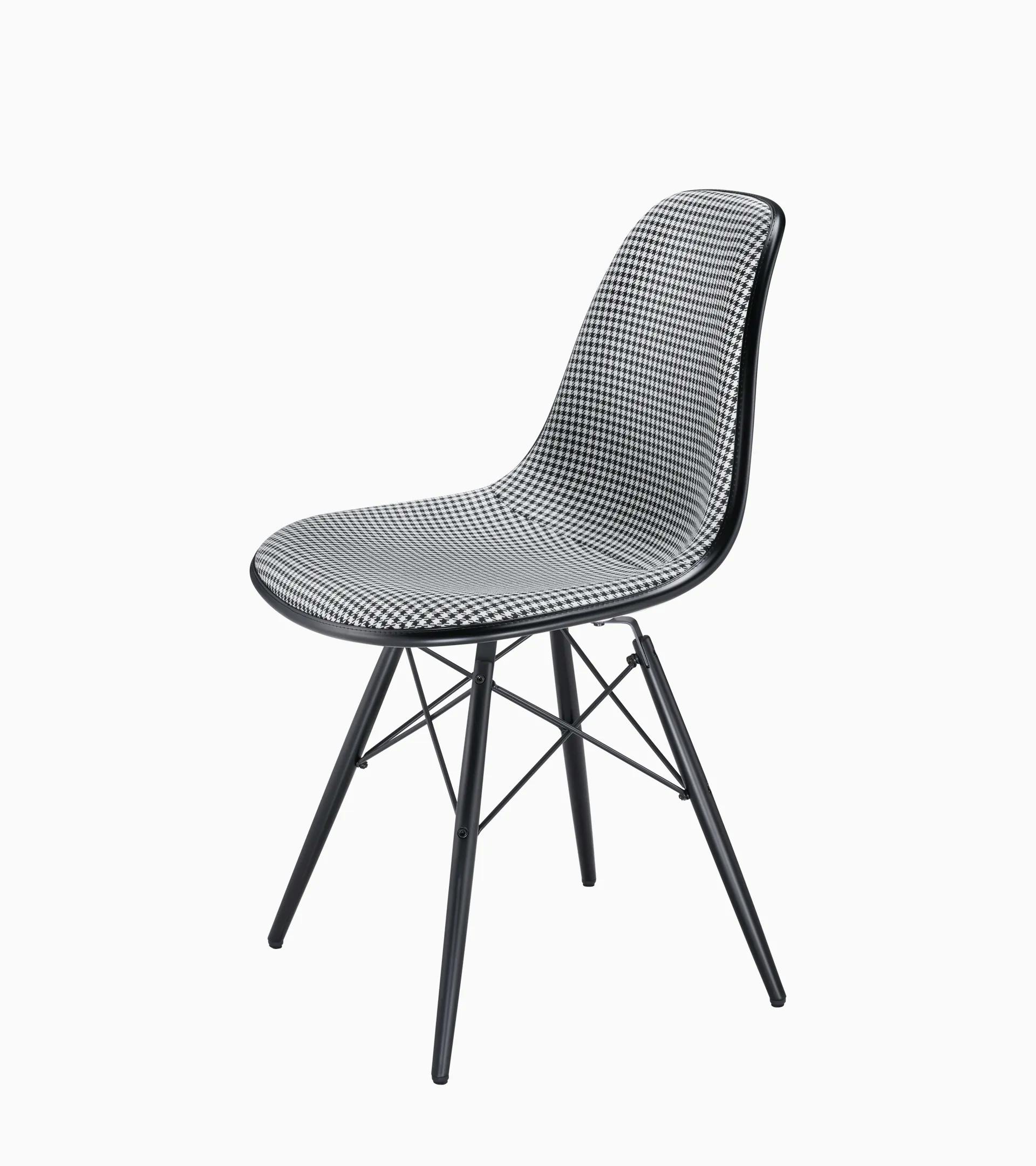 Porsche Eames Plastic Side Chair Pepita Edition - Limited Edition Mid-Century Modern Dining Chair for Home & Office - Perfect for Dining Rooms, Living Areas & Workspaces