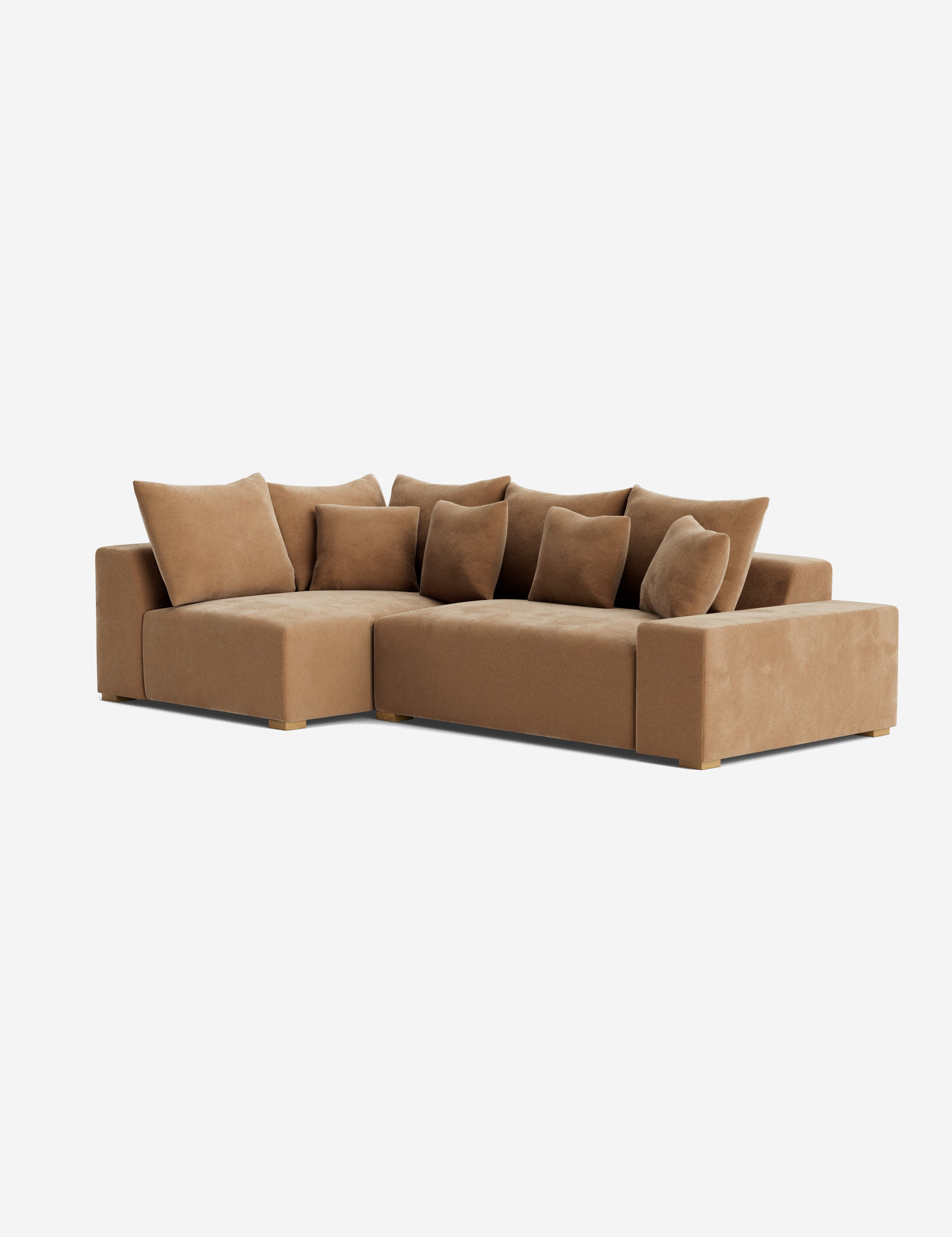 Stylish Clayton Sectional Sofa - Modern L-Shaped Couch for Living Room, Home Theater & Lounge Areas | Comfortable Fabric Upholstery & Spacious Seating