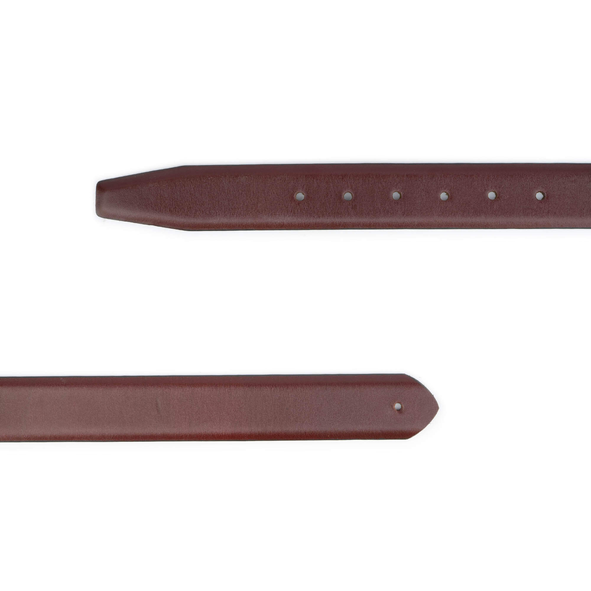Men's Genuine Burgundy Leather Belt - Replacement Strap for Ferragamo Buckles | Classic Dress Belt for Business, Office & Formal Occasions