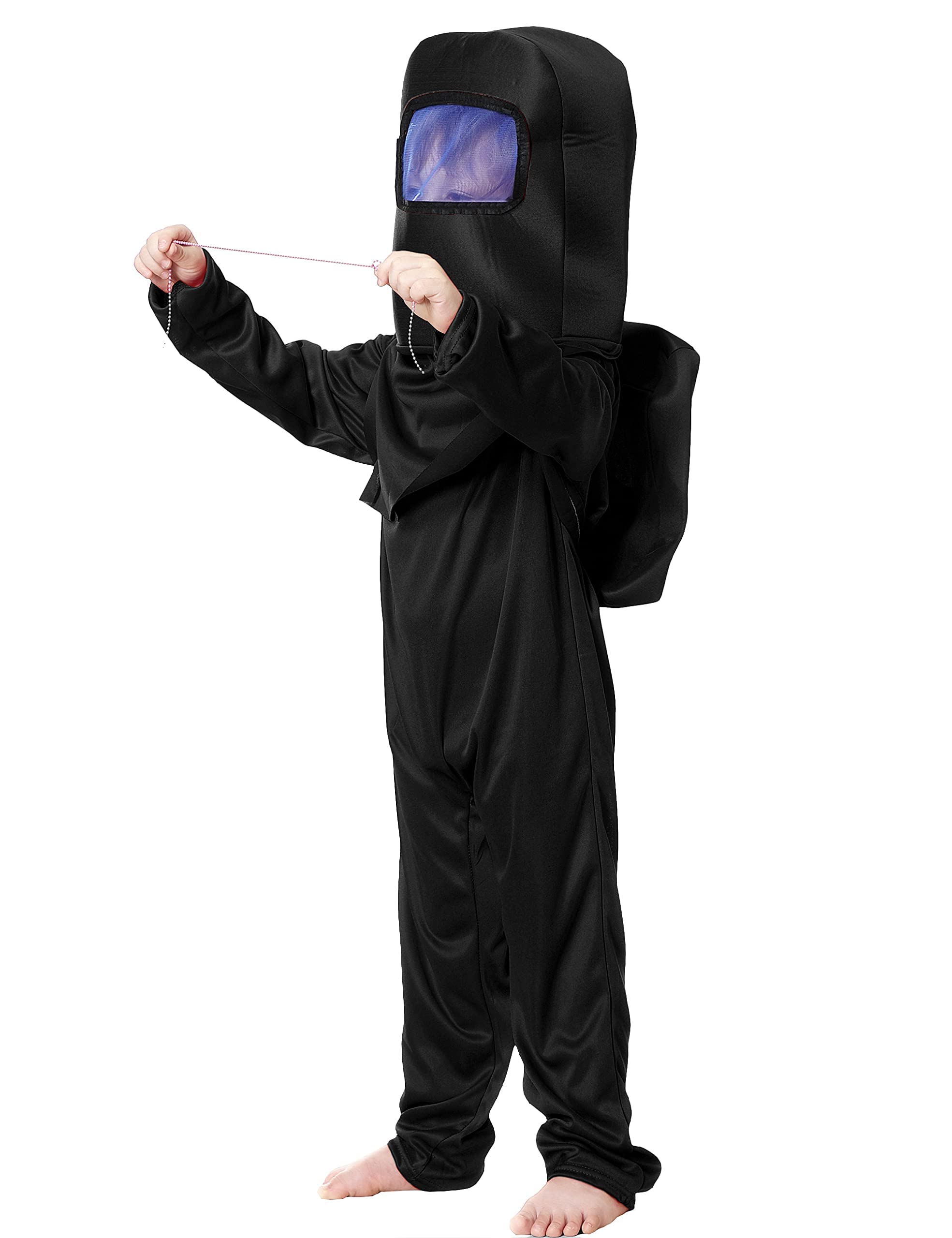 **Kids Astronaut Costume - Space Suit Halloween Costume for Boys & Girls Ages 3-10 | Red & Blue Jumpsuit with Backpack | Perfect for Halloween, Cosplay, Dress-Up & Space-Themed Parties**