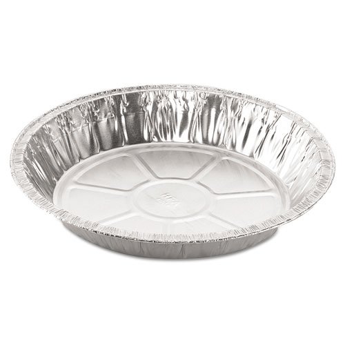 HFA400440 - 9 Inch Round Aluminum Food Storage Containers with Lids, 3 Inch Height - Ideal for Baking, Meal Prep, and Leftovers Storage
