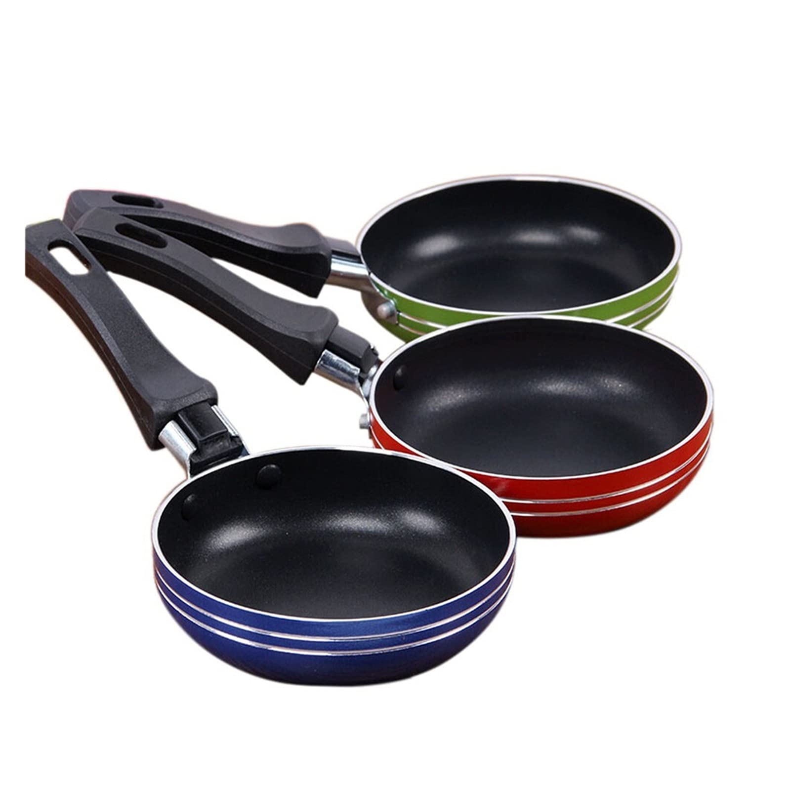 Premium Stainless Steel Milk Pan - Nonstick Mini Frying Pan for Eggs, Omelettes & Sauces | Small Saucepan for Perfect Fried Eggs & Pancakes | Ideal for Breakfast Cooking, Camping & Small Kitchen Spaces (Random Color)