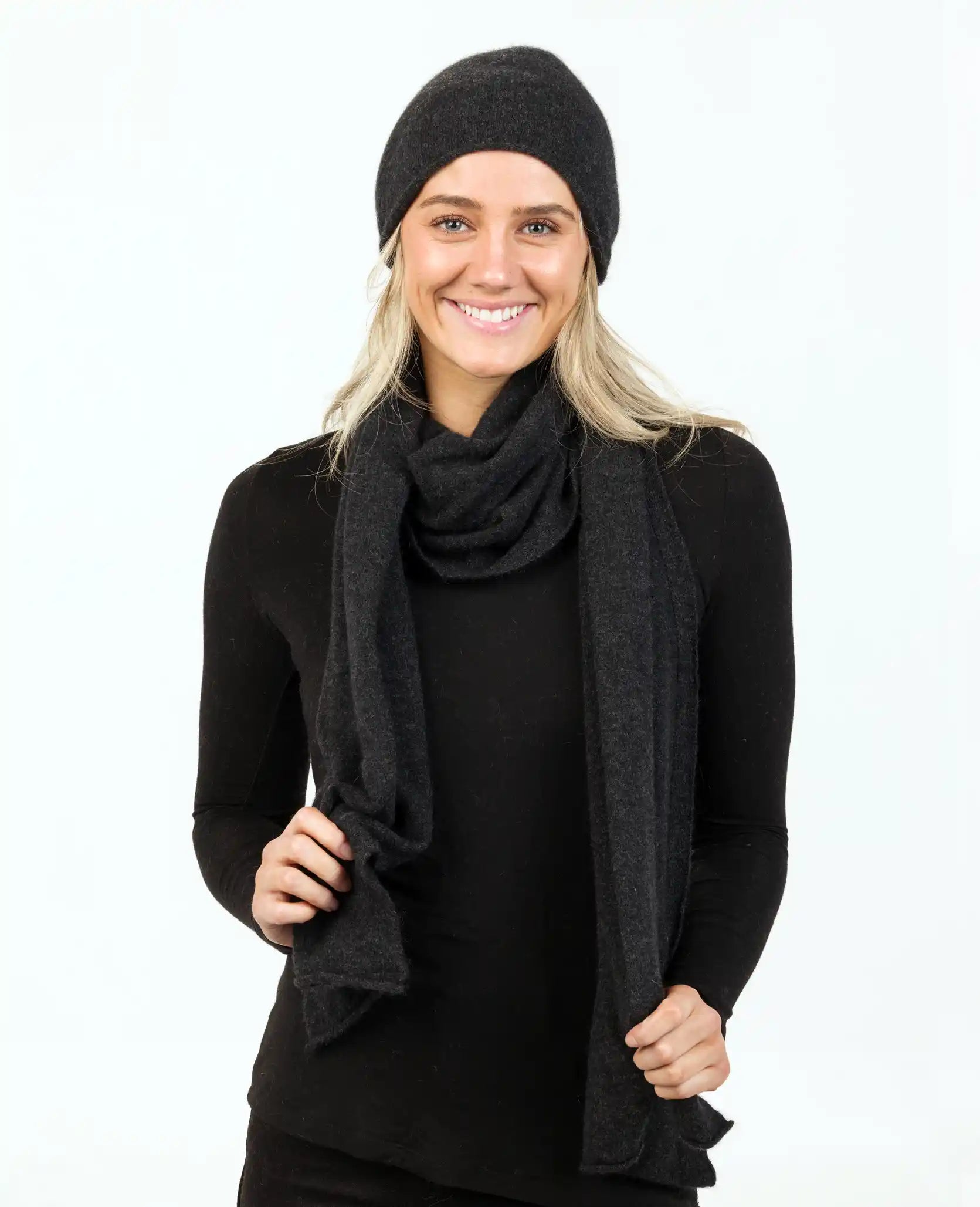 Premium Activated Charcoal Travel Scarf NX824 - Odor Eliminating & Moisture Wicking - Perfect for Camping, Hiking & Airplane Travel
