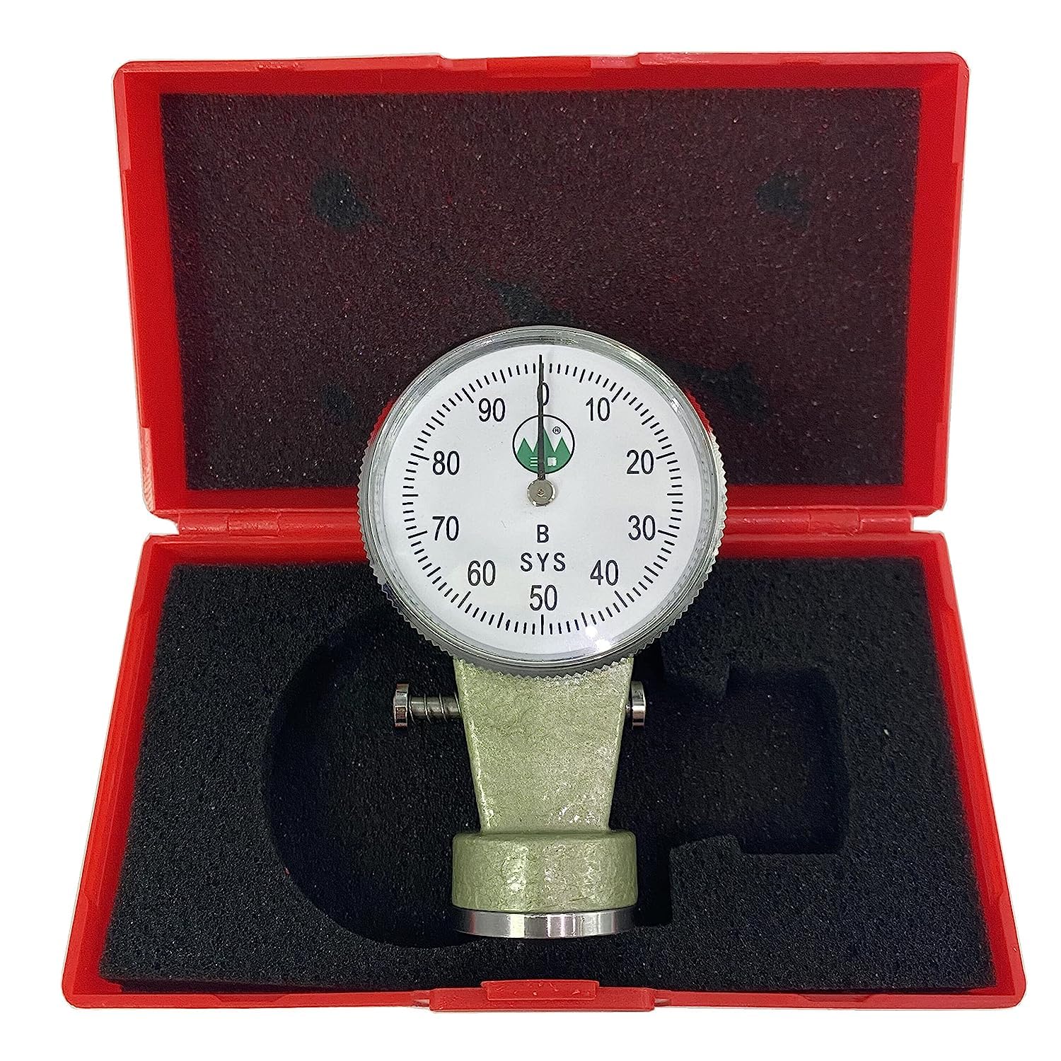 B-Type Sand Mold Hardness Tester - 980G Max Load, 2.50mm Compression Stroke Durometer for Wet/Cast Sand Testing | Foundry Quality Control, Industrial Sand Mold Hardness Measurement Tool for Coarse Sand Applications
