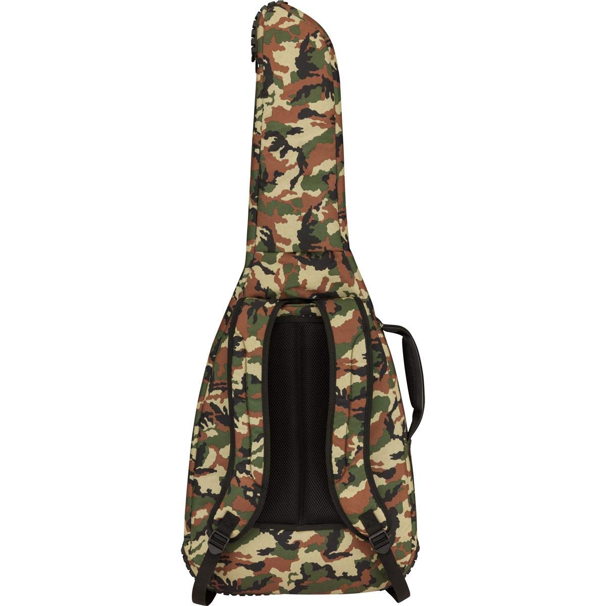 Fender FE920 Electric Guitar Gig Bag - Woodland Camo Waterproof Case for Travel & Storage | Perfect for Musicians, Bands & Gigging Performers