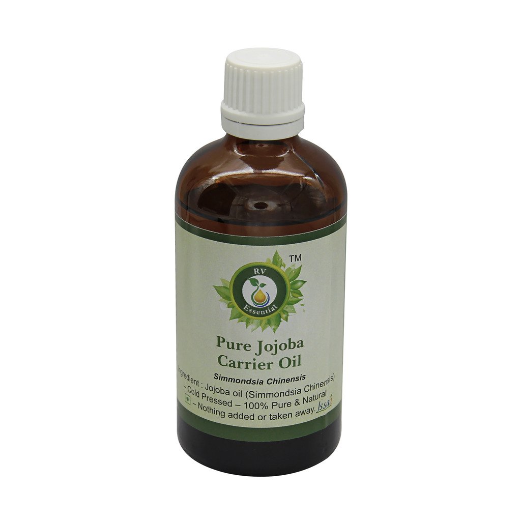 Pure Jojoba Carrier Oil 100ml - 100% Natural Cold Pressed Simmondsia Chinensis Oil for Skin, Hair & Nails - Perfect for Massage, Aromatherapy & DIY Beauty Products