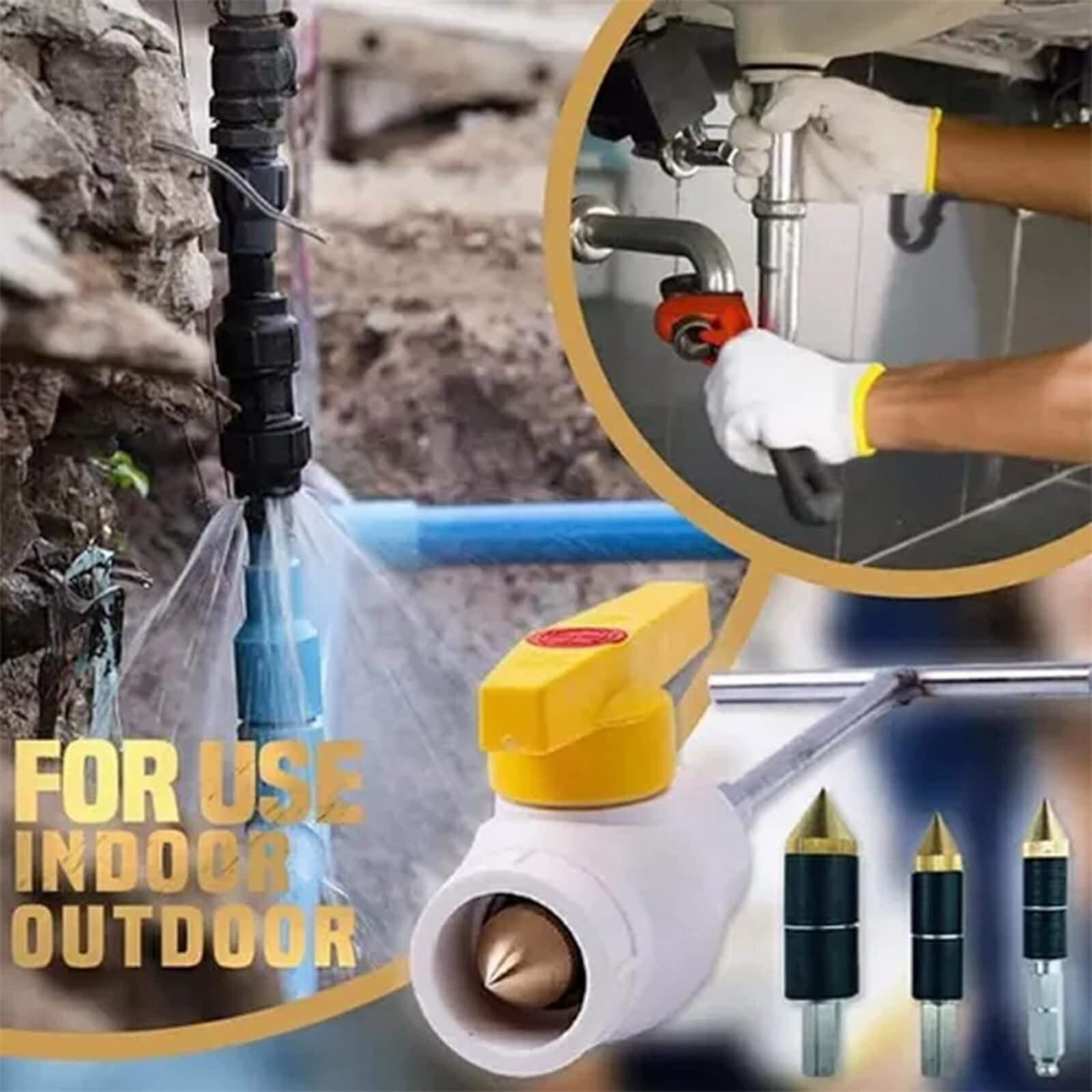 iFCOW Universal Water Stop Needle - 1 Set Hot-Melt Leak Repair Tool for Pipes, Plumbing & DIY Projects | Perfect for Emergency Pipe Repairs, Home Maintenance & Professional Plumbing Work