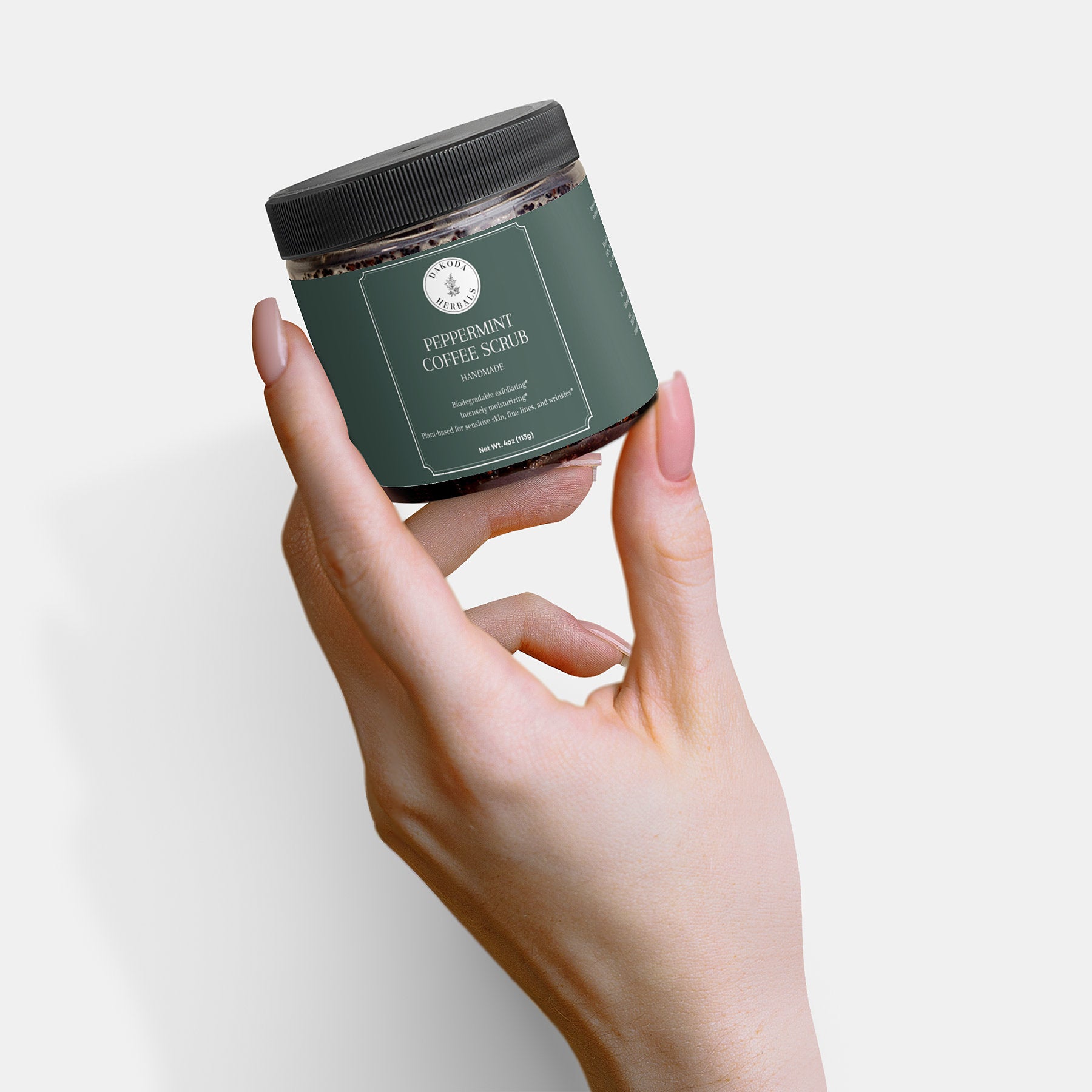Peppermint Coffee Scrub - Exfoliating Body Scrub with Natural Ingredients for Smooth Skin | Perfect for Spa Day & Self-Care Routine