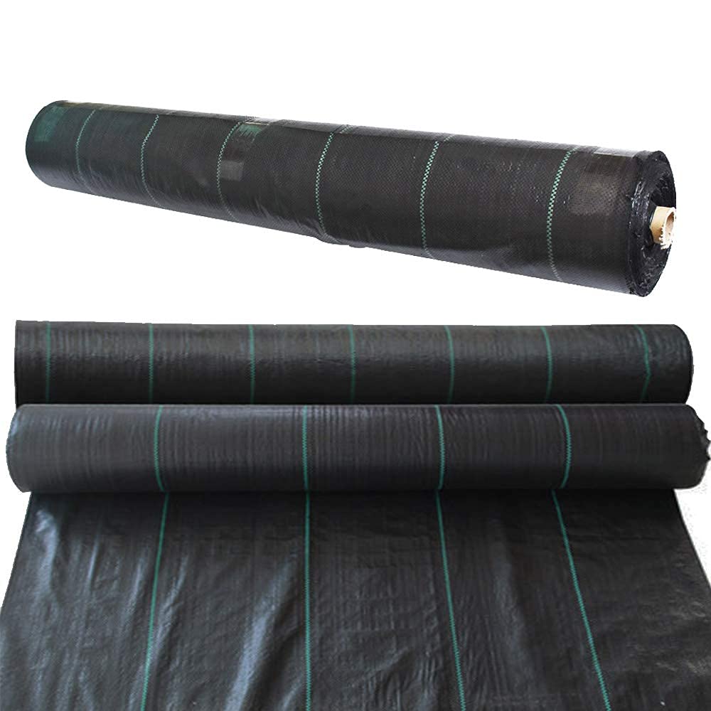 Heavy Duty 3FT x 100FT Garden Weed Barrier Landscape Fabric - Premium Polypropylene Woven Ground Cover for Flower Beds, Driveways & Outdoor Projects | Durable Weed Control Mat for Gardening & Landscaping