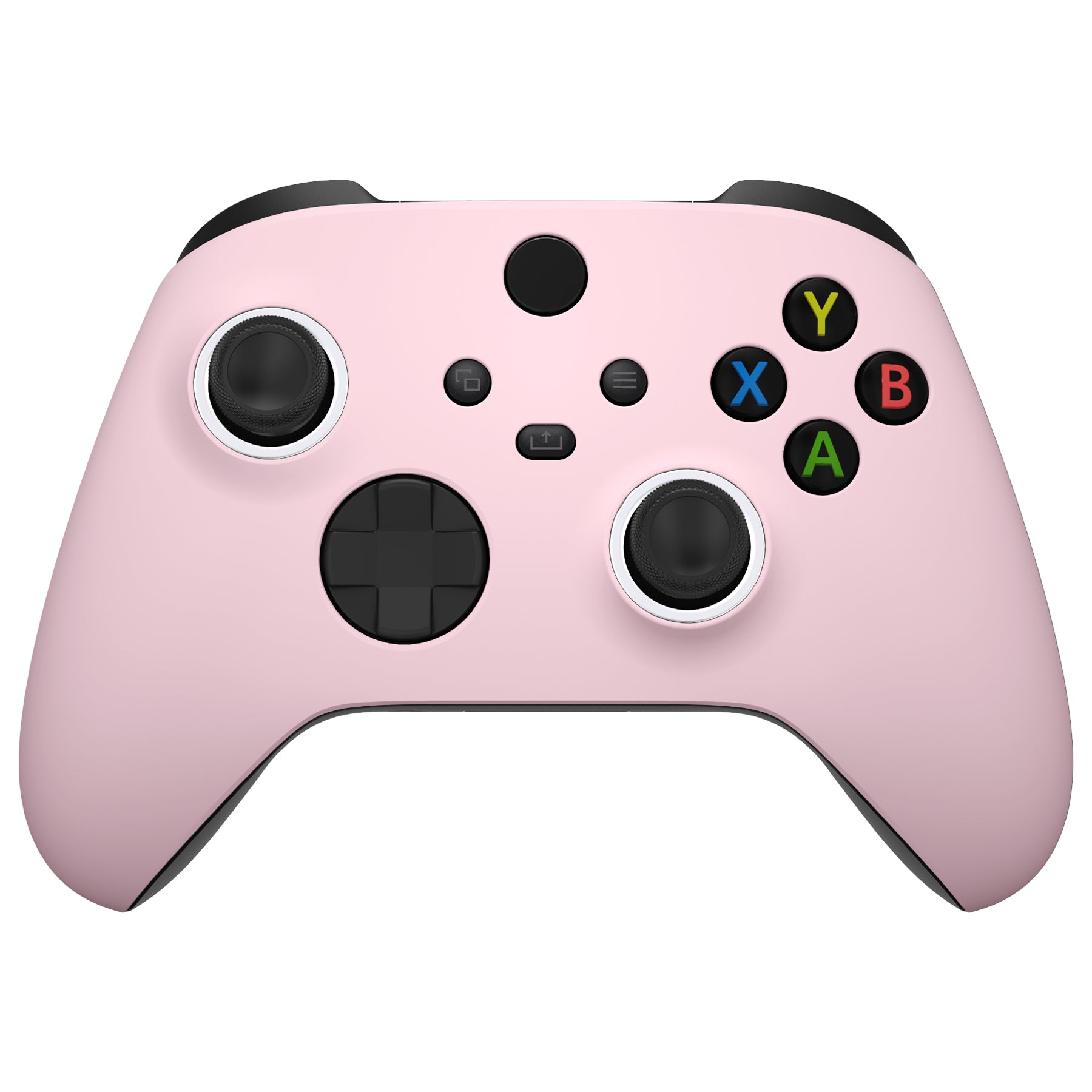 eXtremeRate Cherry Blossom Pink Magnetic Front Housing Shell for Xbox Series X/S Controller - DIY Faceplate Cover with Accent Rings for Xbox Core Controller Model 1914 (Controller Not Included) - Perfect for Gaming, Customization & Controller Protection