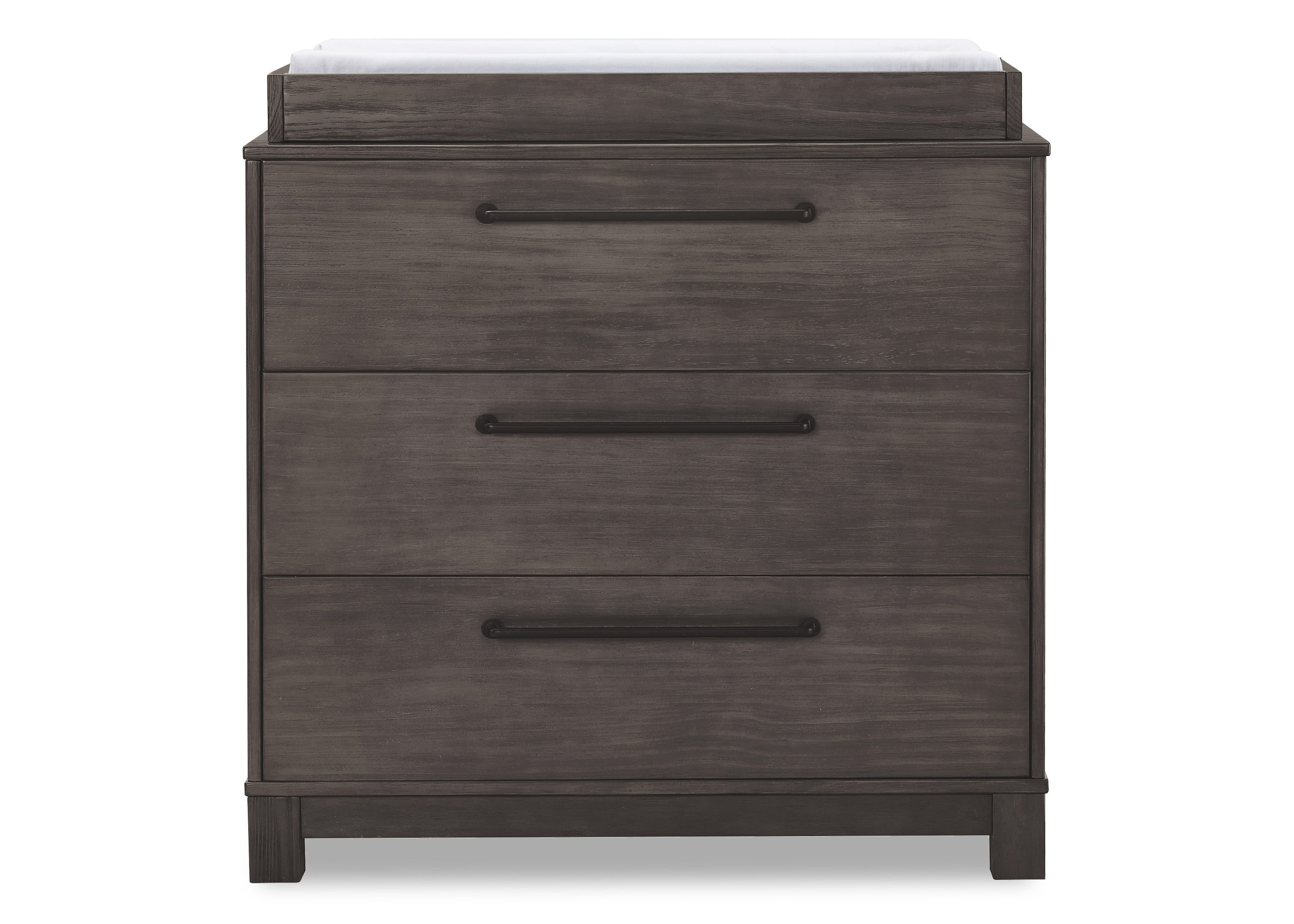 Rustic 3-Drawer Wooden Dresser with Interlocking Drawers - Perfect for Bedroom Storage & Farmhouse Decor