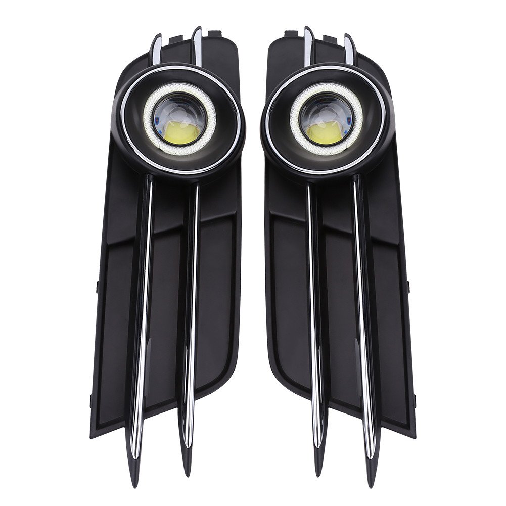 2011-2015 C7 Corvette Front Bumper Fog Light Kit - Left & Right LED Lamps with Wiring Harness & Grille Covers | Perfect for Night Driving & Off-Road Adventures