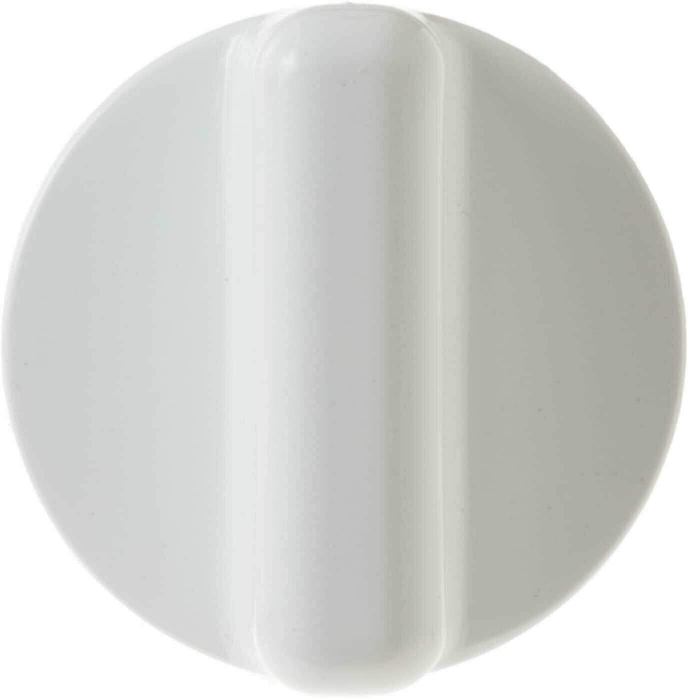 WH01X10125 White Laundry Combo Timer Knob - Replacement Part for Washing Machine & Dryer - Perfect for Home Appliance Repair and DIY Laundry Room Maintenance